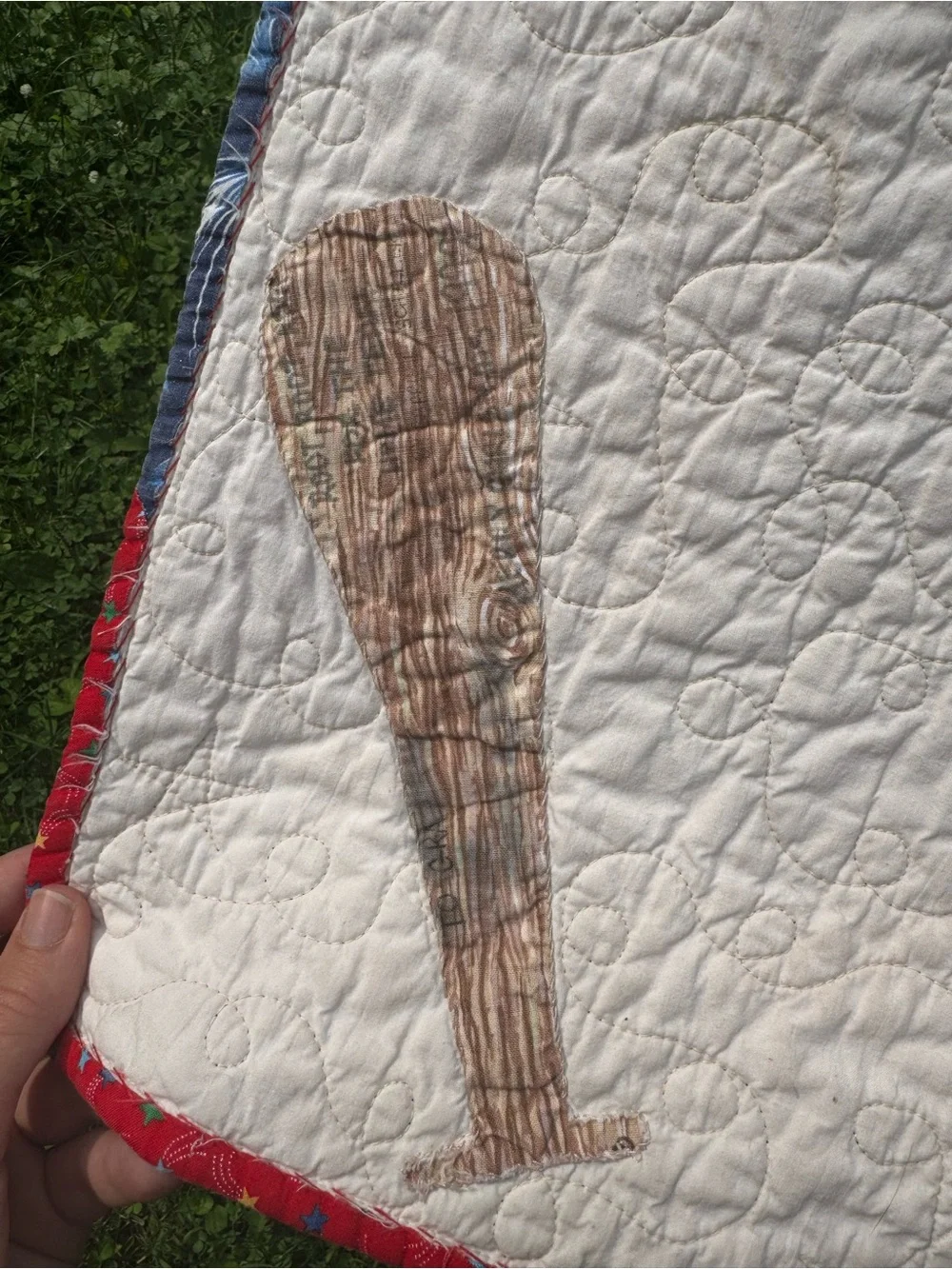 Handmade Quilt Baseball Patchwork Sport Theme 5ft x 51in ⚾️